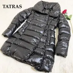 【美品】TATRAS タトラス ロングダウン AMANDA ブラック M相当