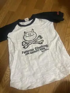 Boo Mart 豚イラスト Tシャツ 120センチ