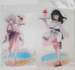 グリッドマンユニバース　宝多六花　新條アカネ　特大アクリルスタンド　海の家