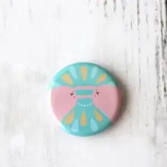 【フュージョン生えうさぎ缶マグネット】オリジナルキャラクターイラストグッズ　創作