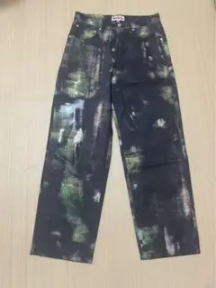 存在感◎デニム☆迷彩☆【STUSSY】カモ BIG OL' ジーンズ