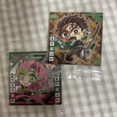 鬼滅の刃 ウエハース ステッカー 竈門炭治郎 甘露寺蜜璃