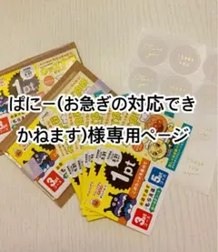 ぱにー(お急ぎの対応できかねます)様専用ページ