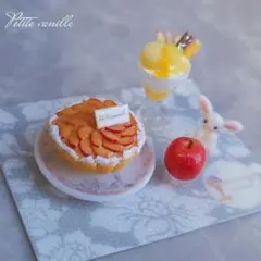 No.221◆ リンゴのスイーツセット ◆　ミニチュアスイーツ