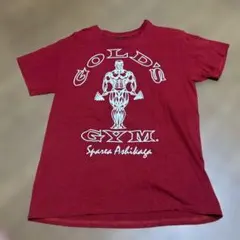 GOLD'S GYM レッド Tシャツ