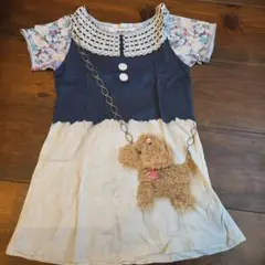 中古★転写プリントワンピース