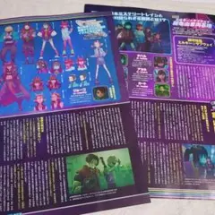 アニメディア 9月号 銀河特急ミルキー☆サブウェイ 切り抜き