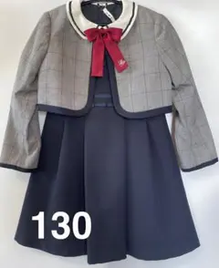 デコラピンキーズ フォーマル ツーピース ボレロ130cm スーツ 冠婚葬祭