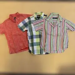AIGLE 半袖シャツ 3枚セット 110サイズ