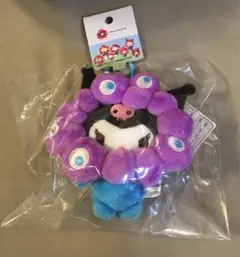 大阪万博ミャクミャクなりきりぬいぐるみ  カラビナ付キーホルダー クロミサンリオ