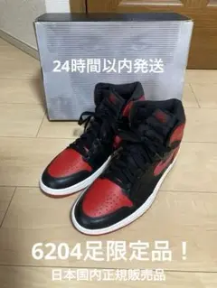 AIR JORDAN 1 RETRO BRED 2001年 6204足 28cm
