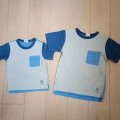 おそろいコーデ　Tシャツ　２枚セット　100センチ　１４０センチ