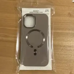 iPhone 16 マグネットケース グレー　3coins
