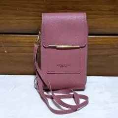 スマホポーチ　ピンク　ポシェット　最終値下げです(ToT)