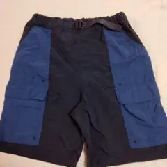 GU カーゴ ハーフパンツ150 ブラック ネイビー