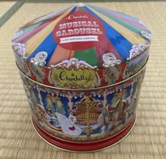 チャーチル　ミュージカルマジカルカルーセル　オルゴール付き　空缶