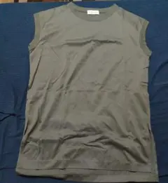 INED ノースリーブ Tシャツ オリーブグリーン