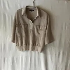 UNTITLED ベージュ シャツ2