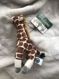 リアル野生動物　マスコット　キリン　キーホルダー