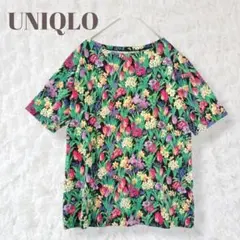 ユニクロ スタジオサンダーソンコラボ 総柄 トロピカル 花柄 UT シャツ