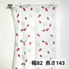 【美品】金魚デザインのれん　幅82 長さ143
