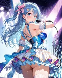 b491 美少女 かわいい イラスト 下着 コスプレ セクシー A4ポスター