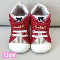 ♡MIKIHOUSE double.B ベビー ファーストシューズ 12.5赤