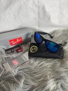 RAYBAN JUSTIN 偏光 レイバンサングラス ブルーミラー