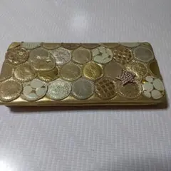 ツモリチサト　ゴールド長財布