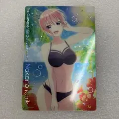 ウエハース 五等分の花嫁 中野一花 箔押し トレーディングカード