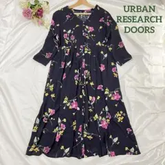 アーバンリサーチドアーズ ロングワンピース 花柄