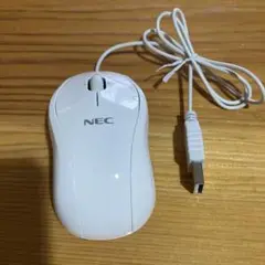 NEC USBマウス M-UAL-120 ホワイト 本体