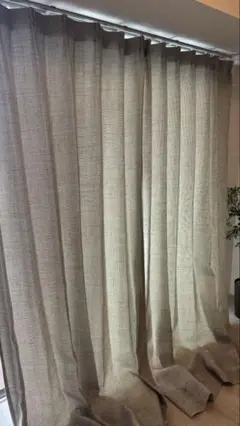 【8/30限定価格】ニトリカーテン　グレー　リフレ2 100×210cm 2枚
