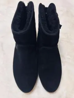 DIANAダイアナ　ショートブーツ　ヌバック　ムートン　24cm