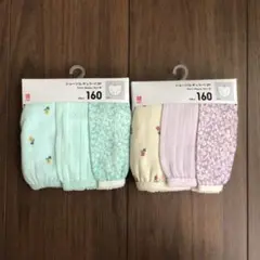 ユニクロ　ショーツ3P 2点セット　160