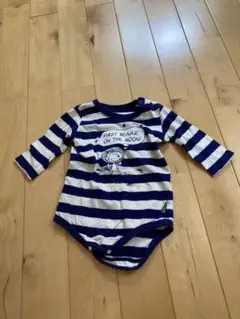 BREEZE ストライプロンパース 70サイズ