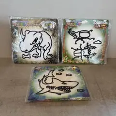 ねんどのお絵かき名人 マジックねんど ティラノサウルス サメ カブト虫 3セット