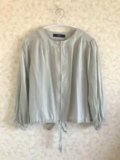 Fabulous夏用ノーカラージャケット 七分丈