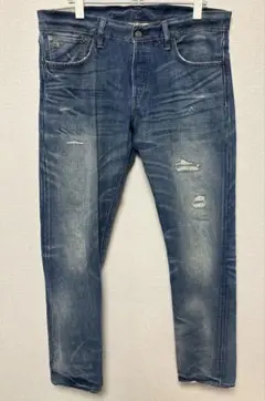 34×32 Polo RALPH LAUREN リペア ダメージ加工 デニム