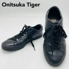 Onitsuka Tiger 1183A568 レザースニーカー 23cm 黒