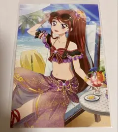 【本日限定】　アイカツ！　紫吹蘭　フォトカツ　ポストカード　035