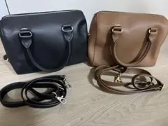 UNIQLOショルダーバッグ 2点セット ブラック　ブラウン