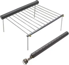 クッカースタンド グリルスタンド キャンプ アウトドア BBQ 組み立て簡単