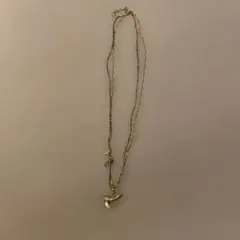 ネックレス　クジラ　星