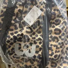 限定即完ワッペ　ワールドペガサス×SHRITAコラボナップサック　レオパード