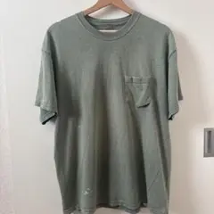 オリーブグリーン ポケットTシャツ