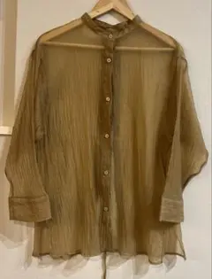 【美品】GU シースルーブラウス