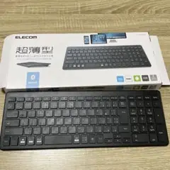 ELECOM Bluetooth 超薄型キーボード TK-FBP023BK