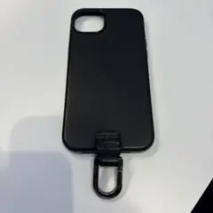 objcts.io レザー iPhoneケース 黒 カラビナ付き
