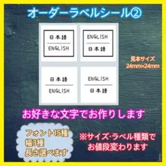 オーダーラベルシール②調味料　洗剤　収納　ランドリー　キャニスター　シール★
